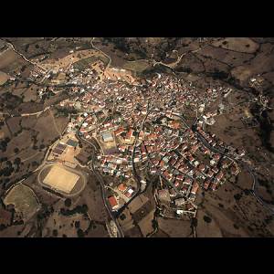 Veduta aerea di Atzara