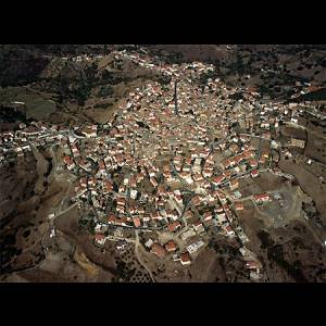 Veduta aerea di Meana Sardo