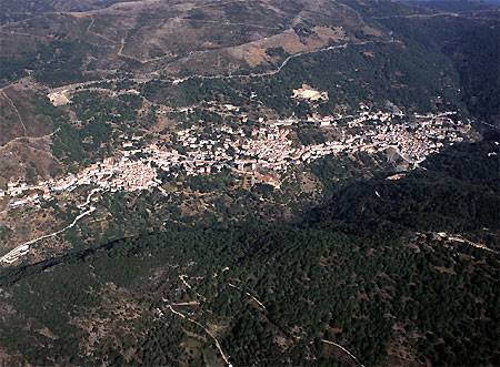 Veduta del paese di Desulo
